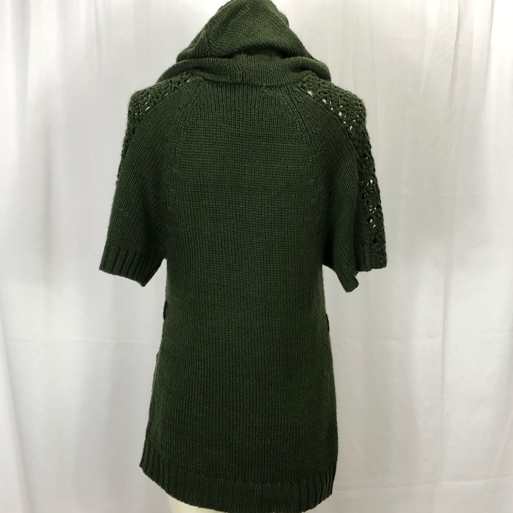 Green Knit Sweater C423 - Picture 5 of 7